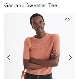 NAVY blue Madewell Garland sweater tee